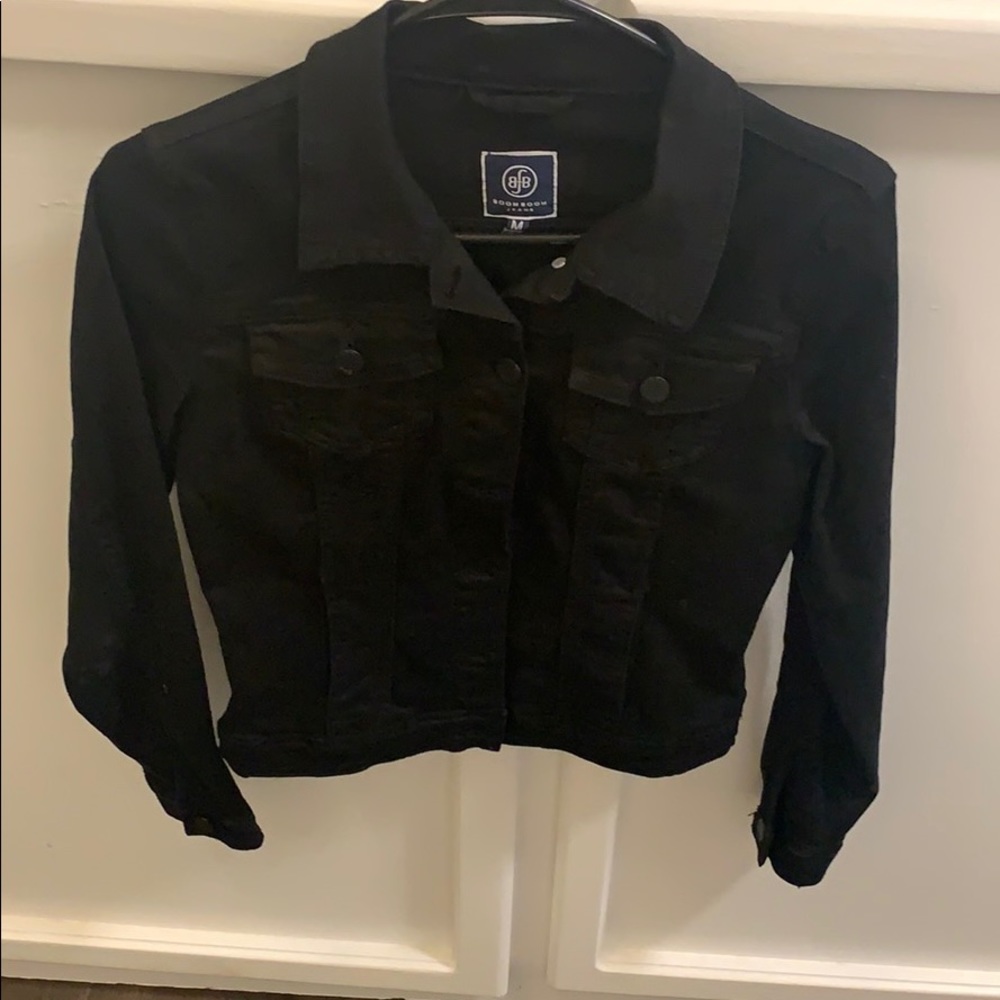 Like new jean black jacket